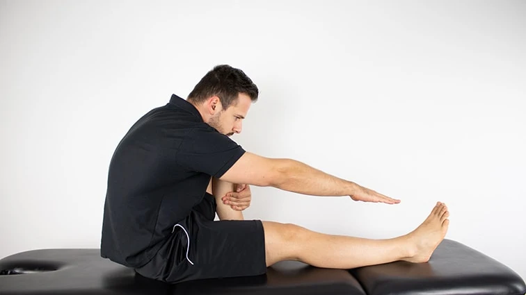 Backsaver Zit en Reik Test. Hamstring Lengte. Heup Beoordeling.
