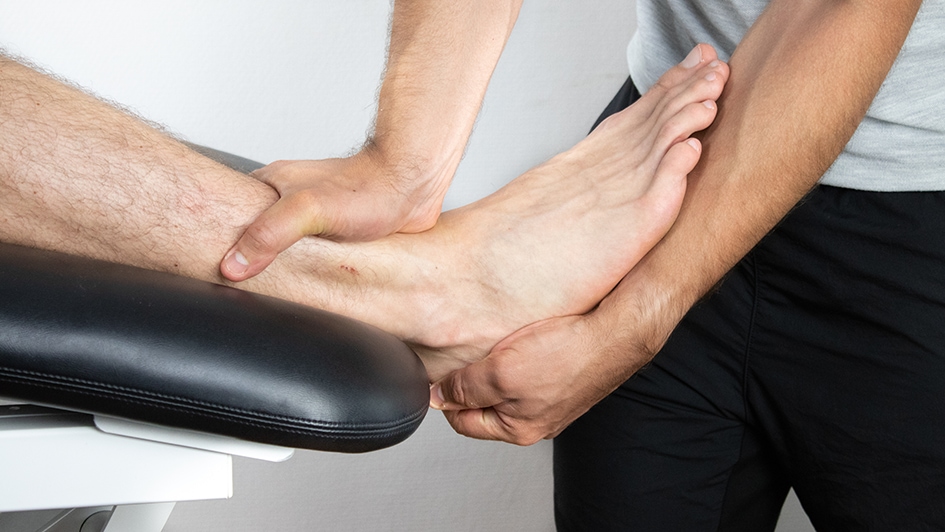 Teste da gaveta anterior Tornozelo Trauma por inversão Entorse de