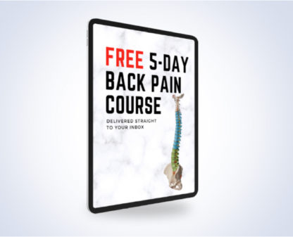 Curso gratuito de 5 días sobre el dolor de espalda