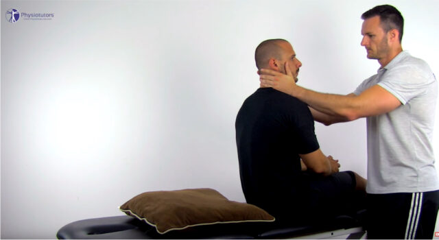 Physiotutors physio assesses patient