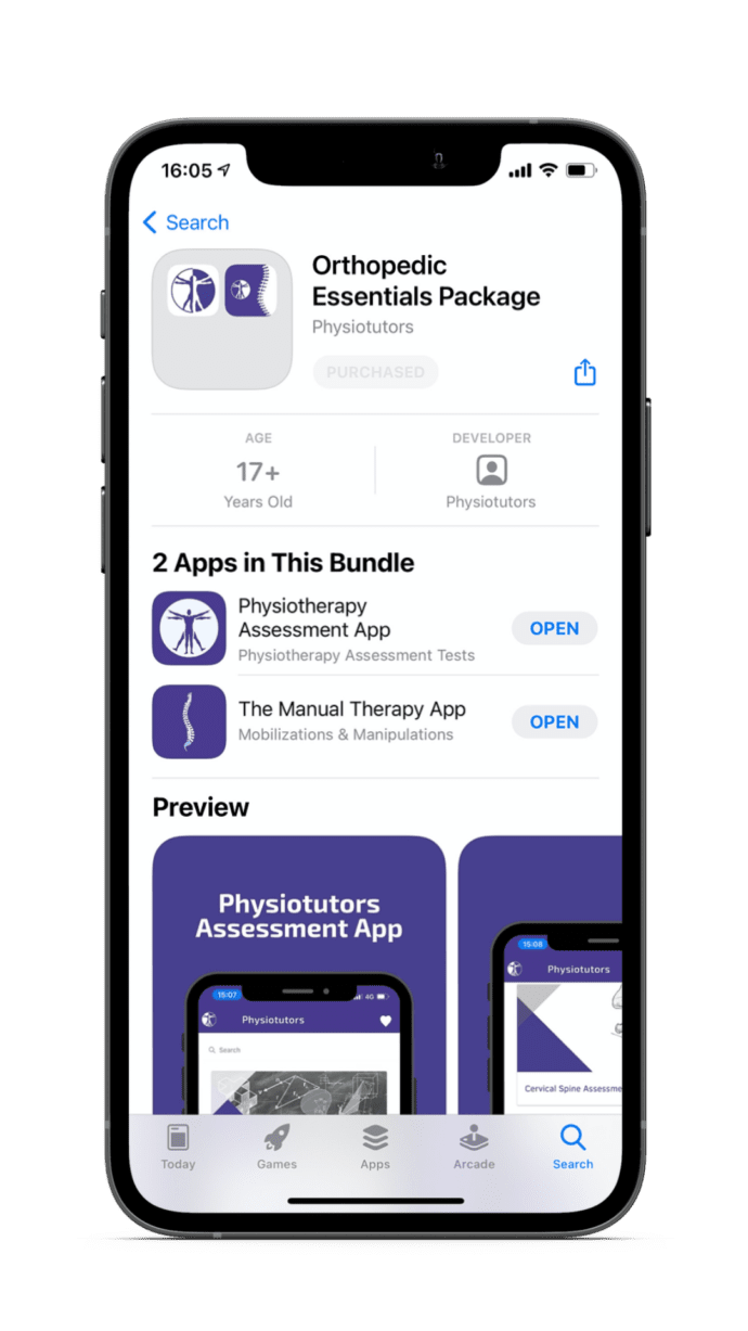 Orthopedic essentials package