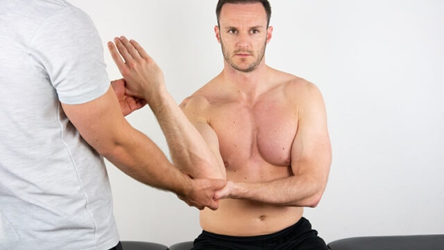 Teste de stress de valgo móvel