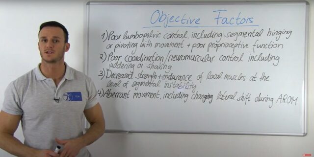 Deficiência do controlo motor lombar