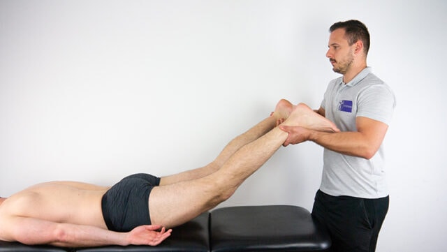 Prueba de extensión lumbar pasiva