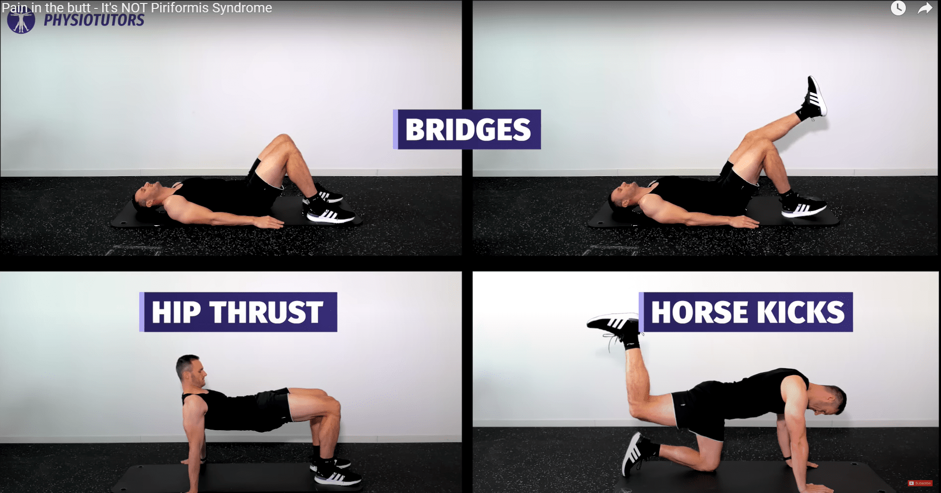 Piriformis-harjoitukset