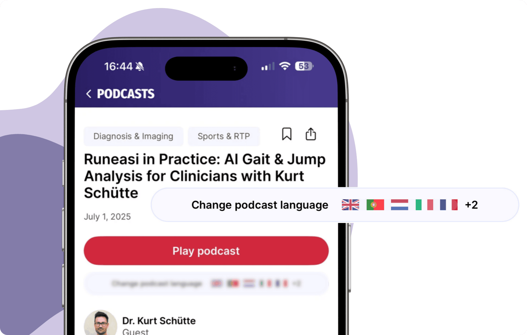 Podcast lang