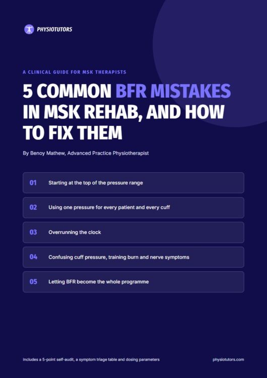 Free guide: 5 Common BFR Mistakes in MSK Rehab